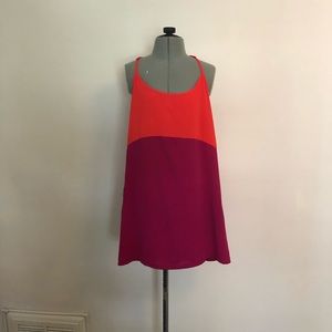 Orange and pink Shift Dress